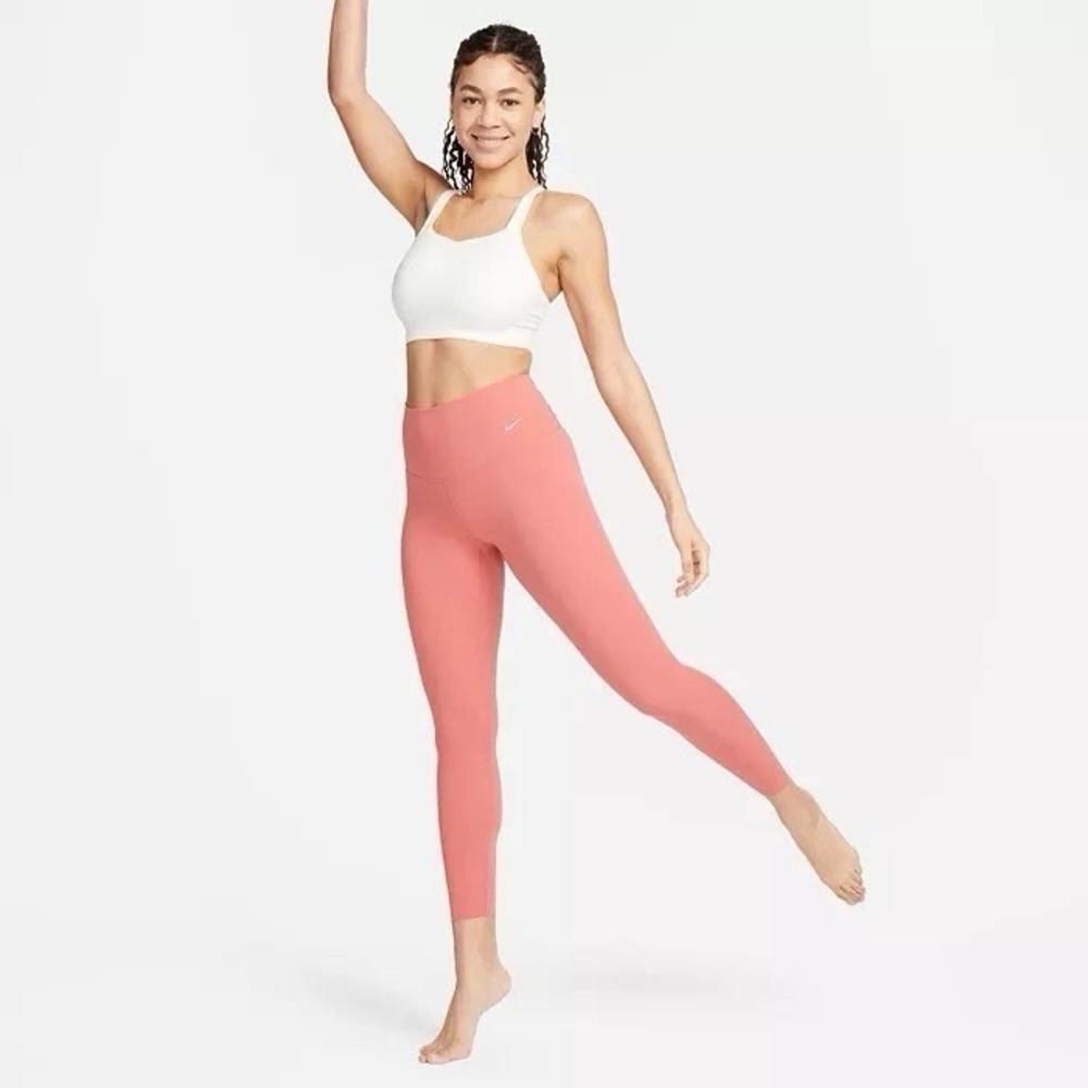 Nike Zenvy High Waist 7/8 Yoga Leggings Womens XS Pink DQ6015 655